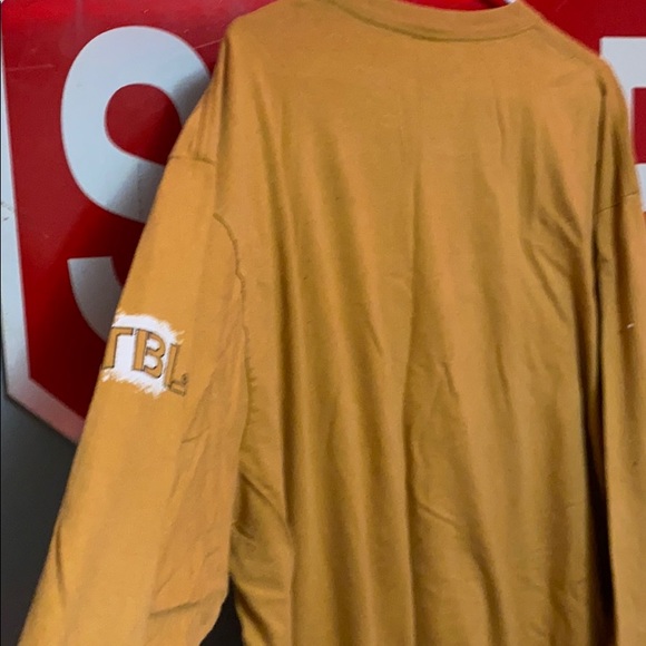 brown/yellow Timberland long sleeve shirt - Picture 3 of 3